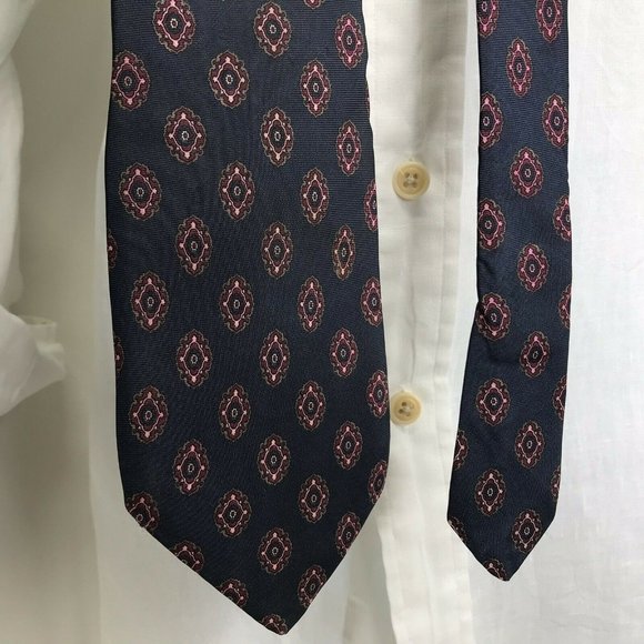 Christian Dior Blue 3.5" x 58" Diamond Print - Picture 1 of 8